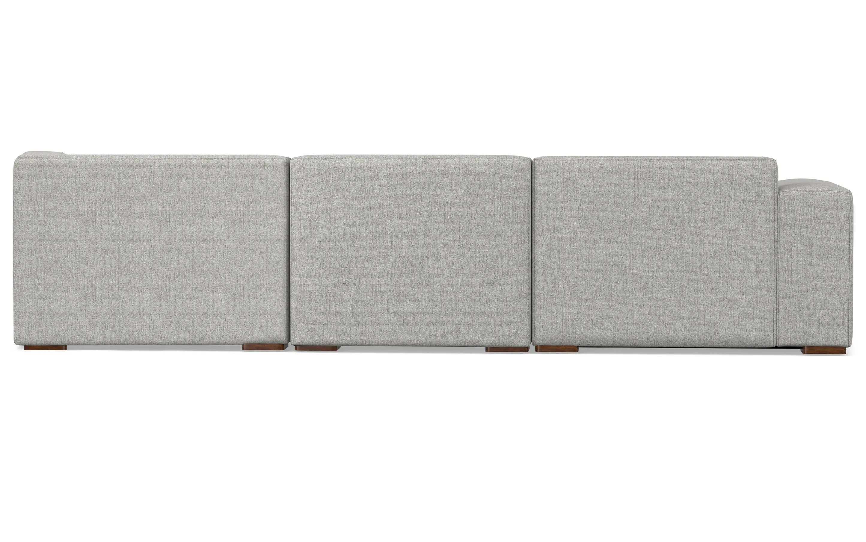 Rex Right Sectional and Ottoman in Performance Fabric