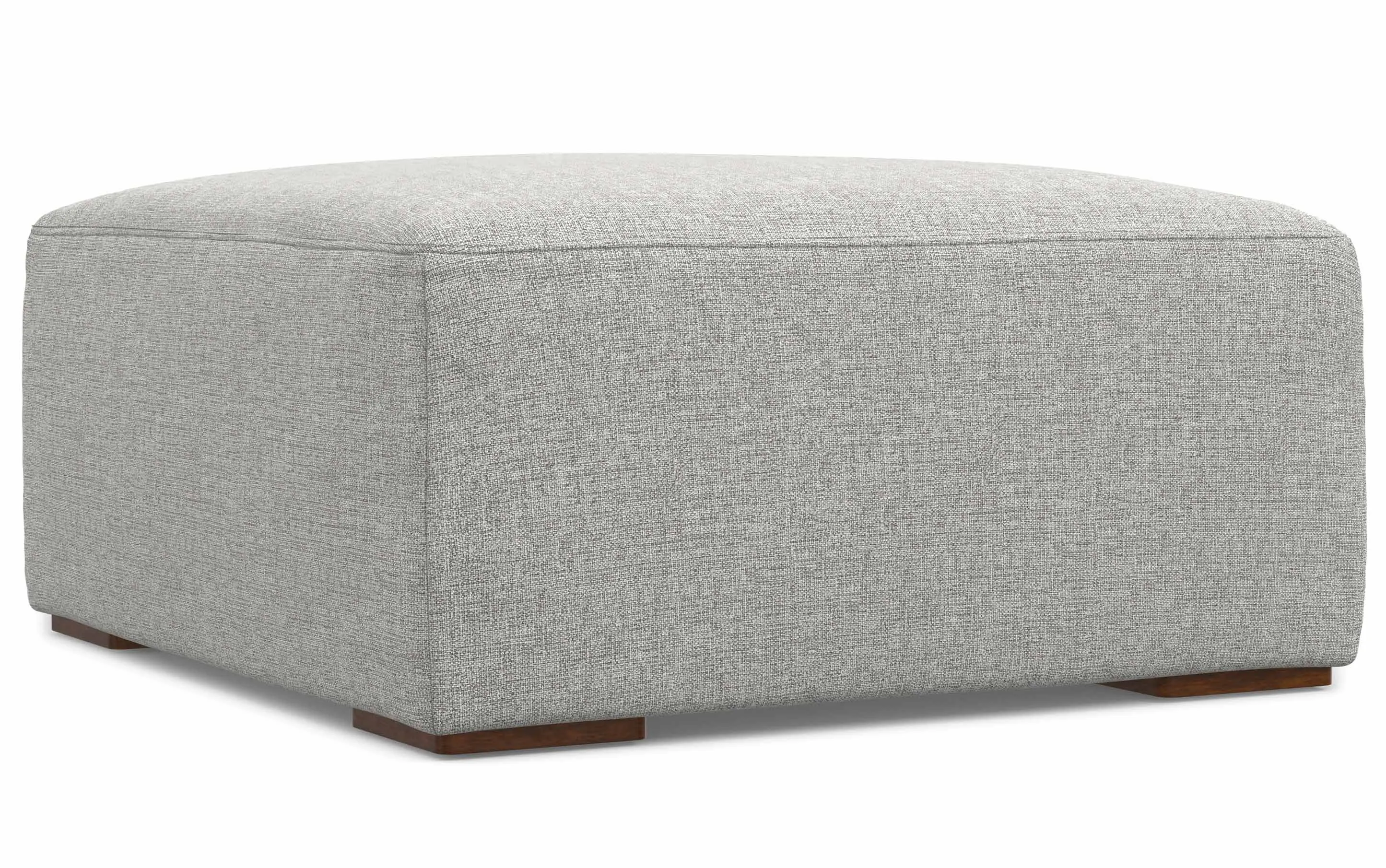 Rex Right Sectional and Ottoman in Performance Fabric