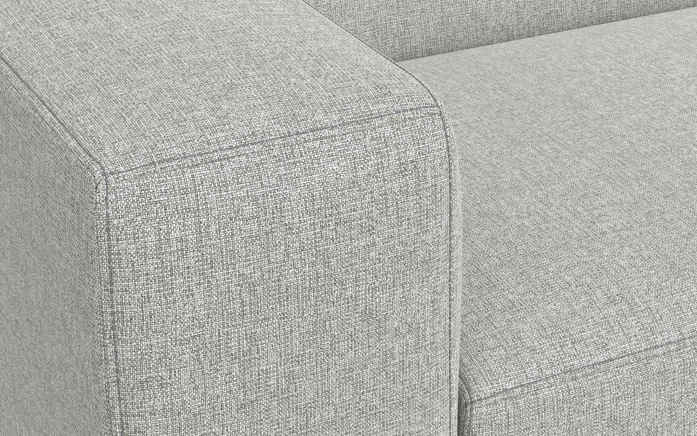 Rex Right Sectional and Ottoman in Performance Fabric