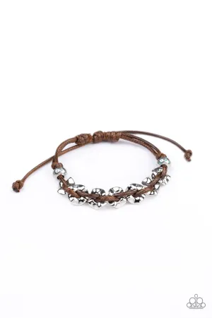 Ride The Rails - Brown Urban Bracelet
