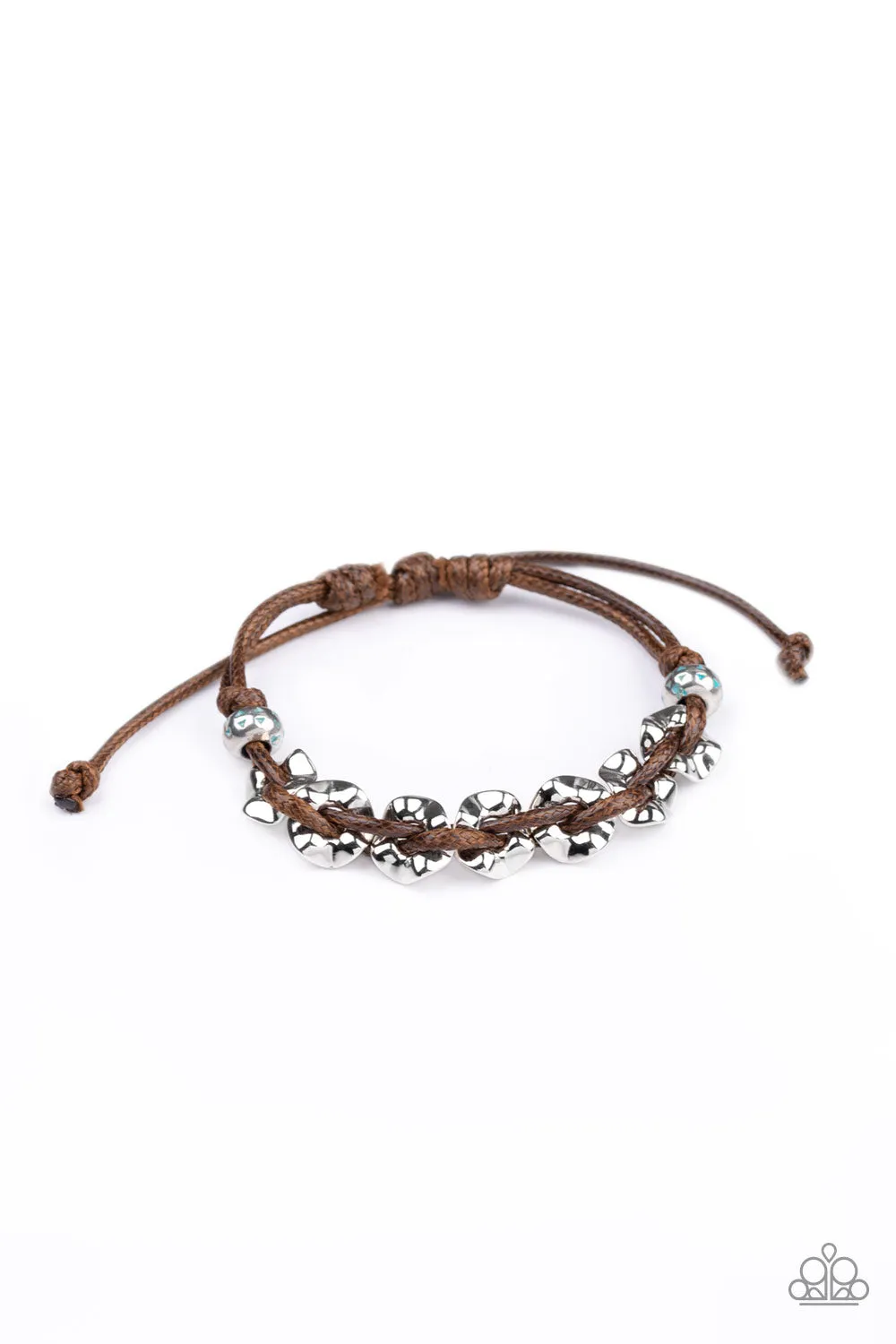 Ride The Rails - Brown Urban Bracelet
