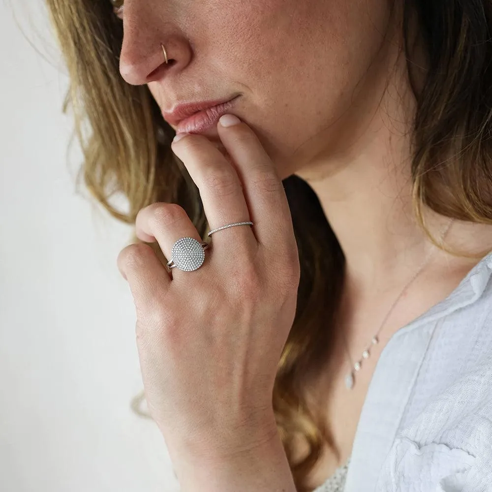 Right Round Statement Ring