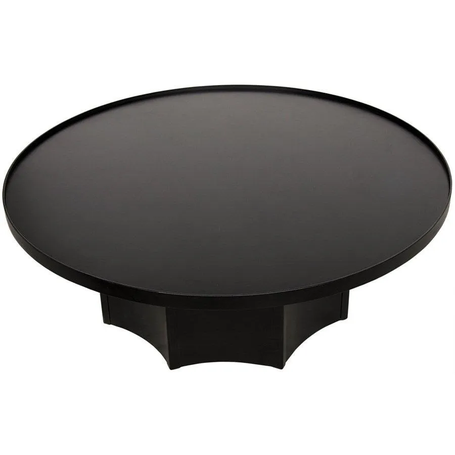Rome Coffee Table, Black Steel
