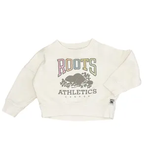 Roots Boxy White Sweatshirt
