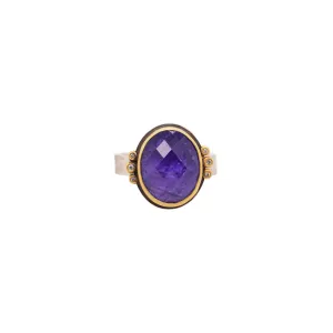 Rose Cut Tanzanite Ring
