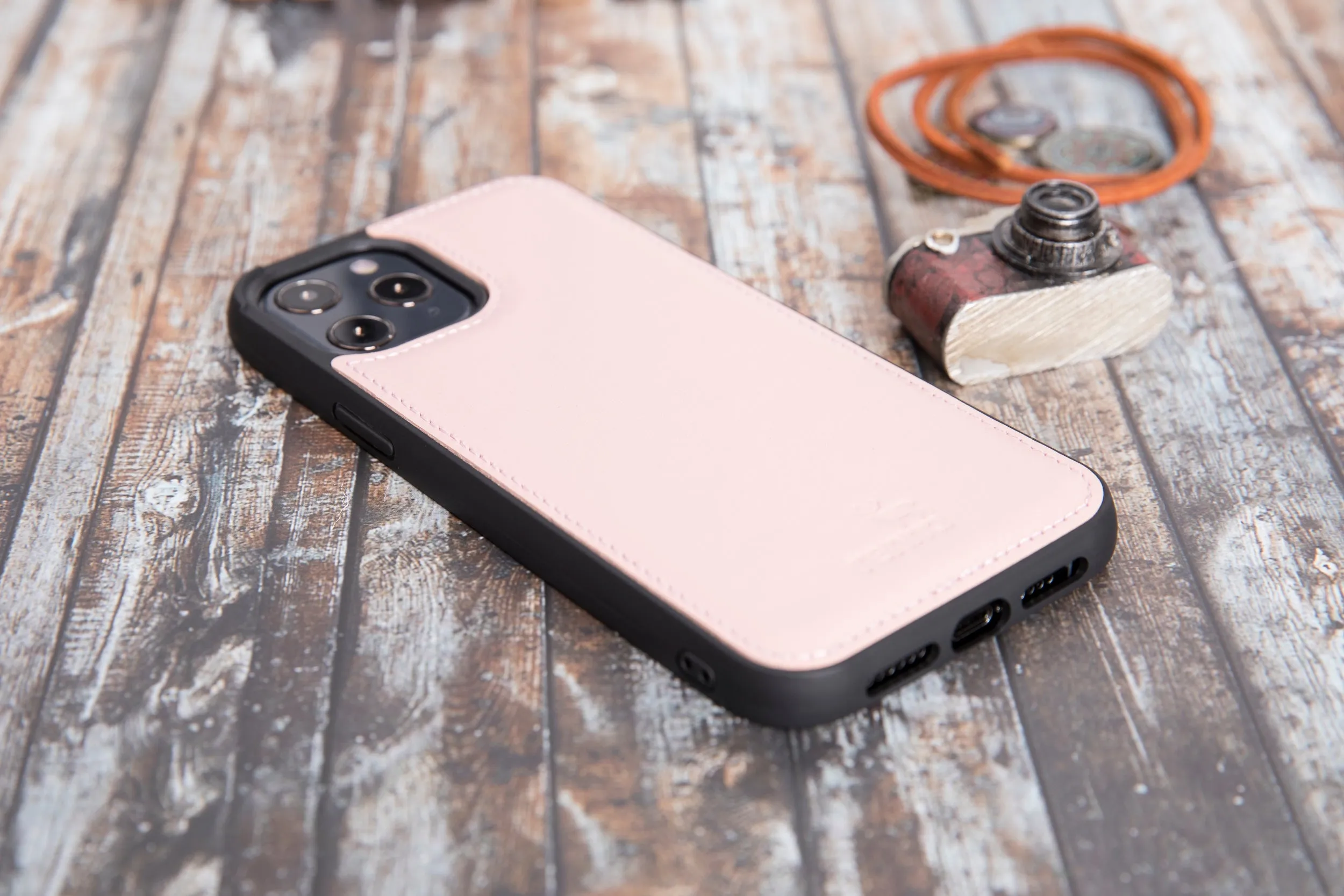 Rose iPhone 12 PRO MAX (6.7") Case Genuine Leather case, handmade leather case Flex Cover