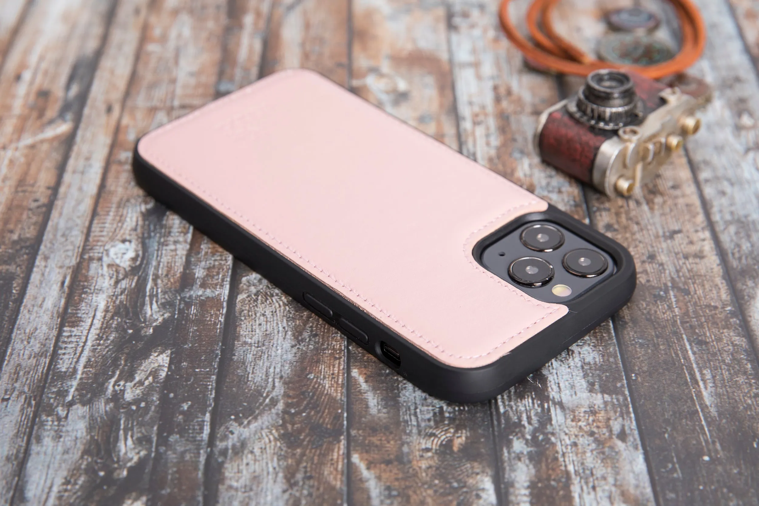 Rose iPhone 12 PRO MAX (6.7") Case Genuine Leather case, handmade leather case Flex Cover