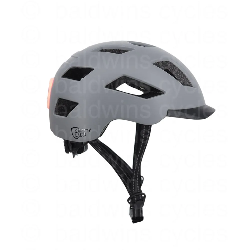 Safety Labs E-Bahn 2.0 Urban Helmet in Matt Light Grey - Medium (54-57cm)