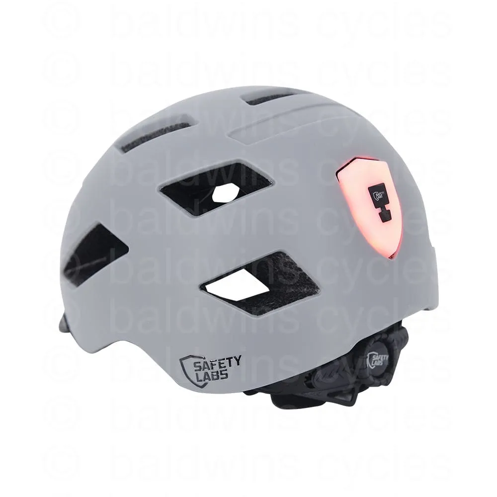 Safety Labs E-Bahn 2.0 Urban Helmet in Matt Light Grey - Medium (54-57cm)