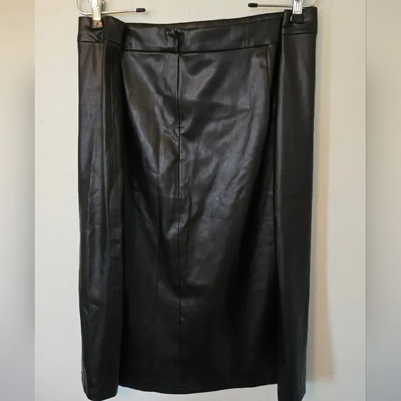 Sanctuary Black Leather Skirt 20W