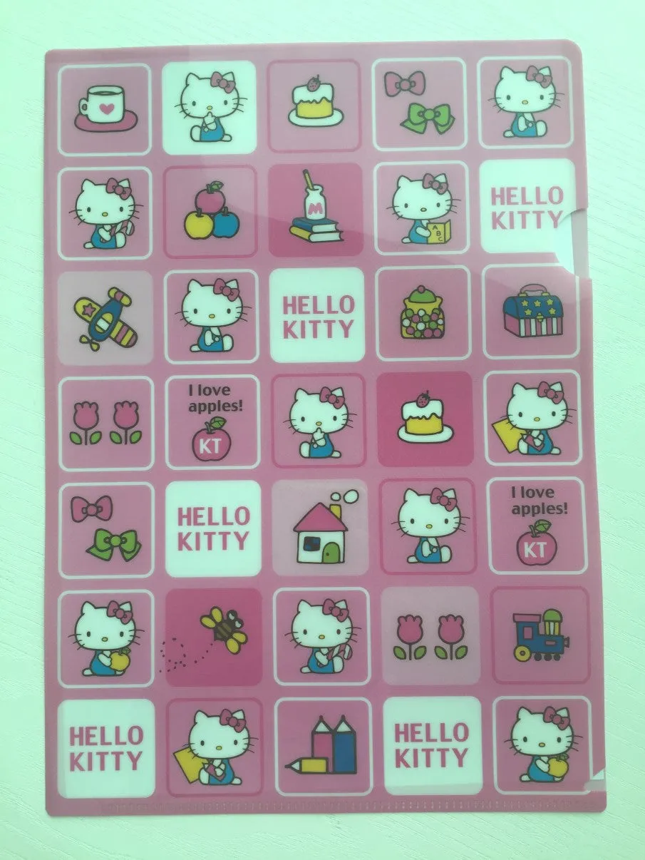 Sanrio Hello Kitty A4 plastic file folder