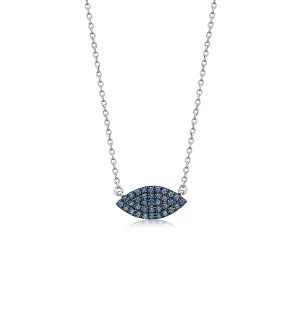 Sapphire Marquise Necklace
