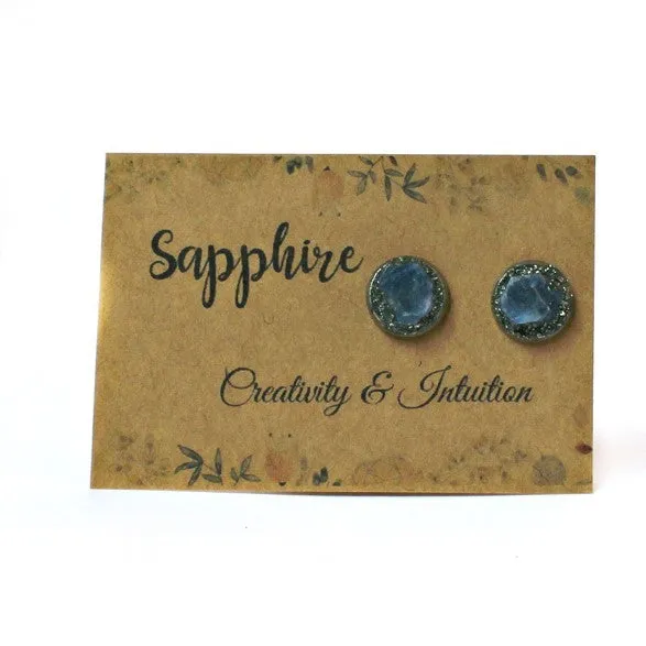 Sapphire Stud Earrings