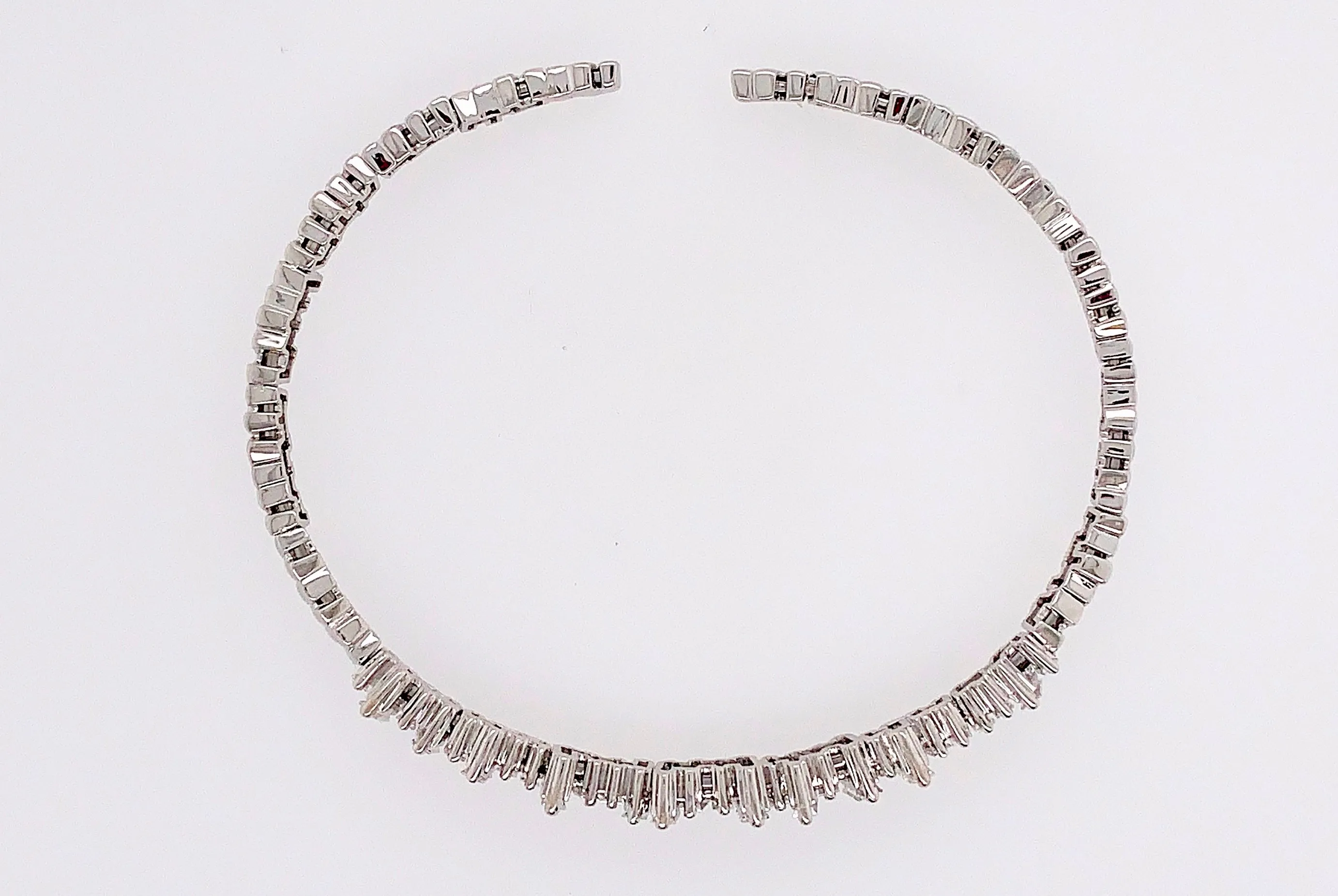 Scattered Baguette Diamond Bracelet