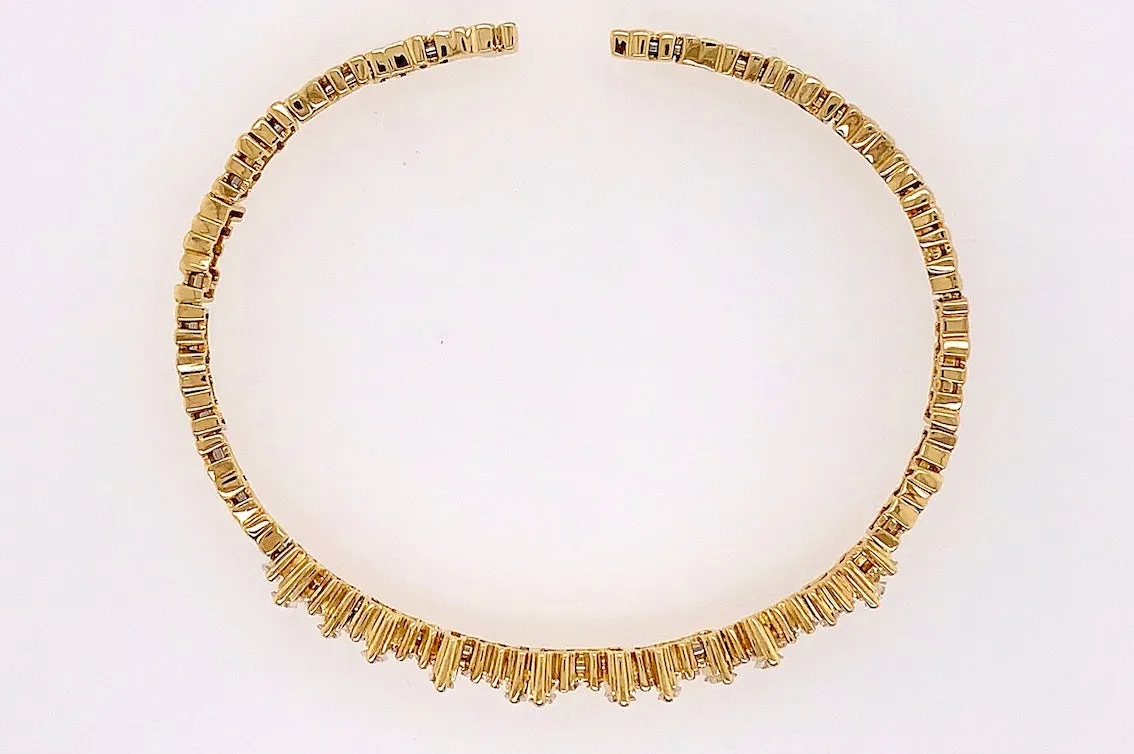 Scattered Baguette Diamond Bracelet