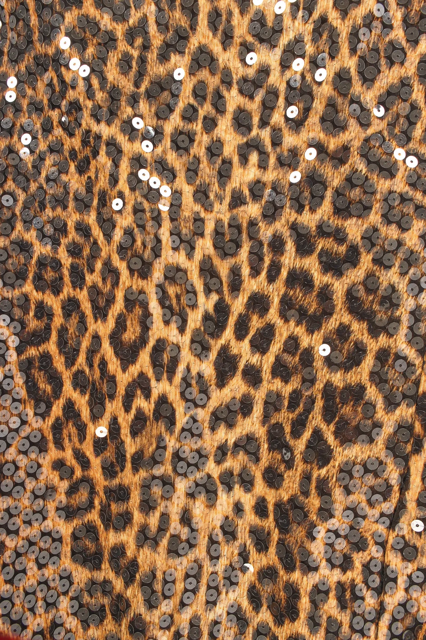 Sequin Leopard Print Blazer
