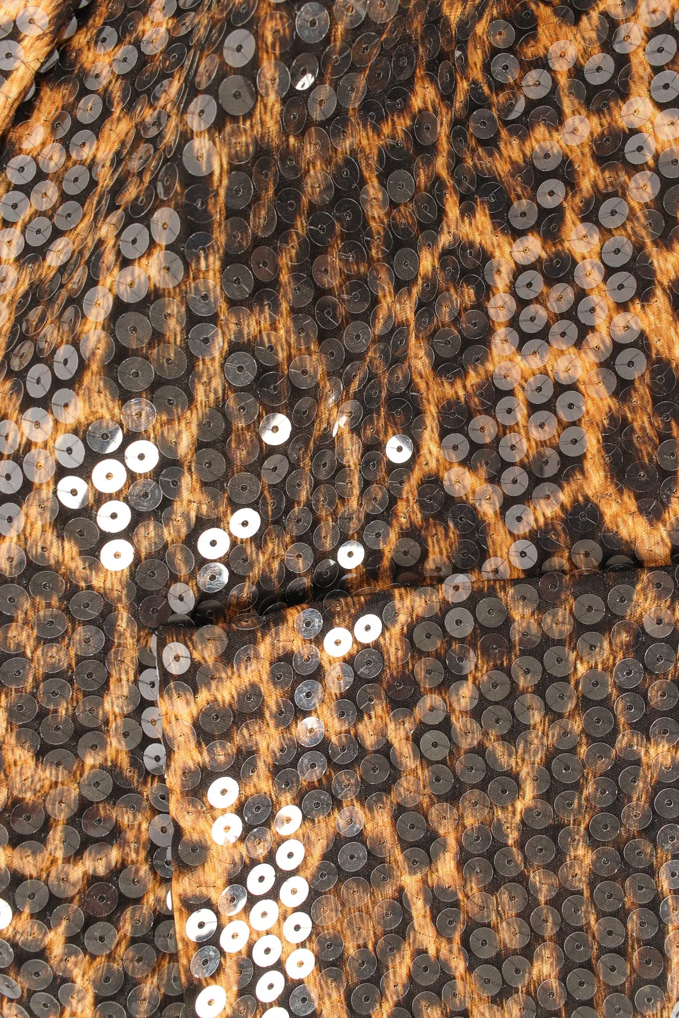 Sequin Leopard Print Blazer