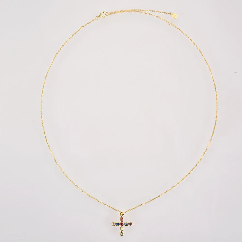 Serene Cross Necklace