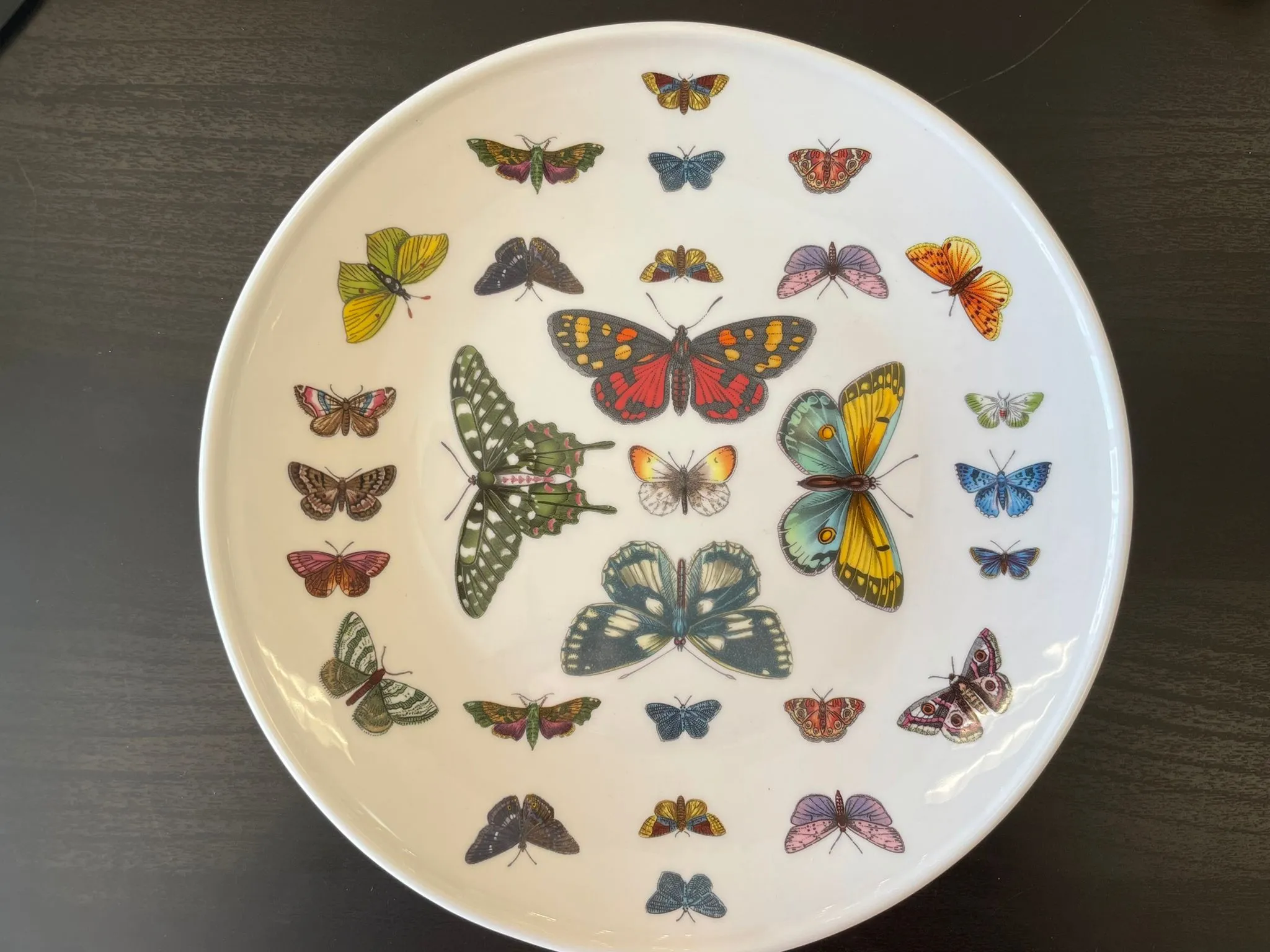 Set of 4 8.5” butterfly salad plate