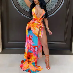 Sexy V-Neck Bikini Set