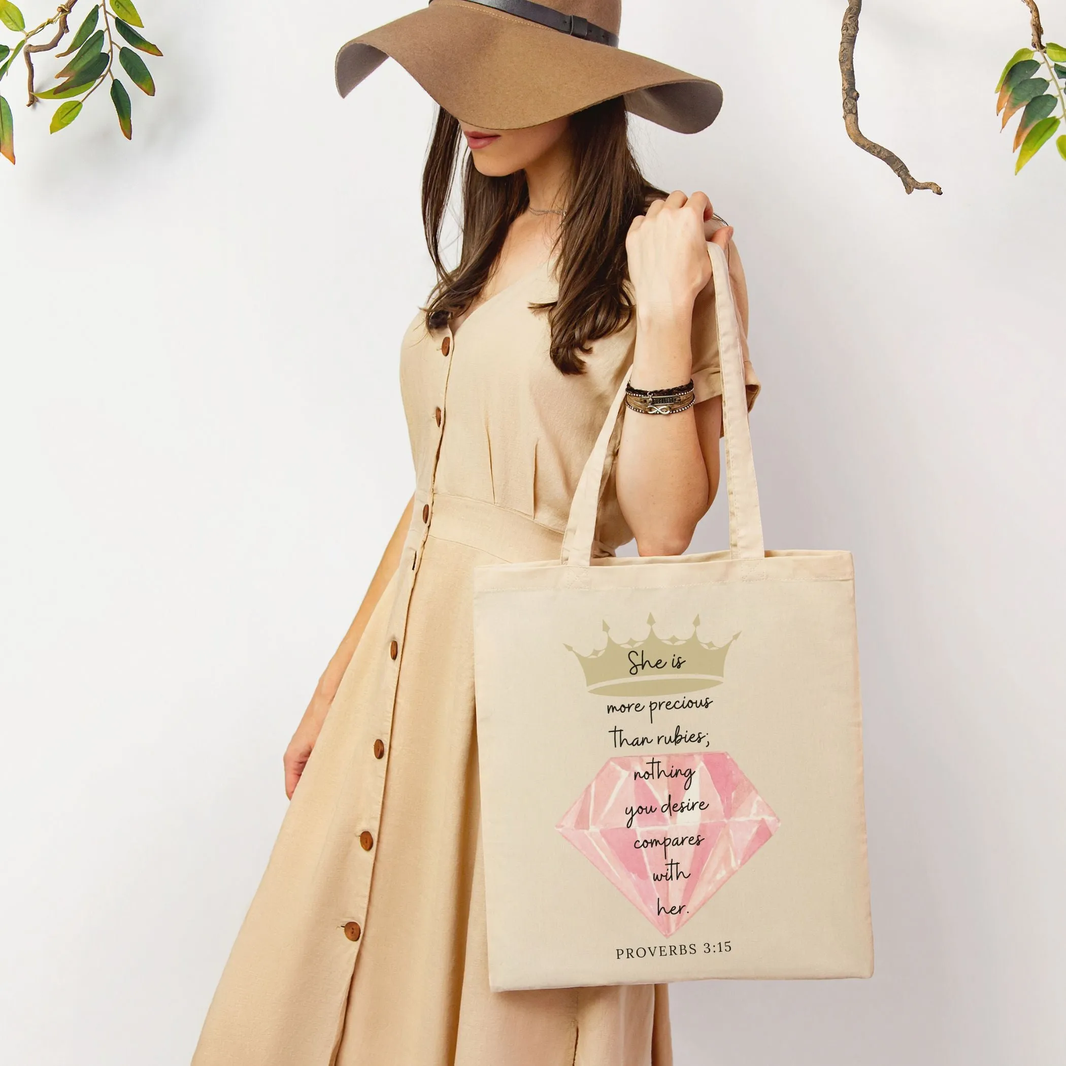 She is More Precious Than Rubies - Tote Bag