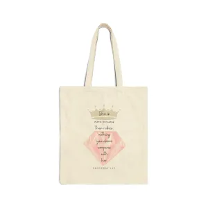 She is More Precious Than Rubies - Tote Bag