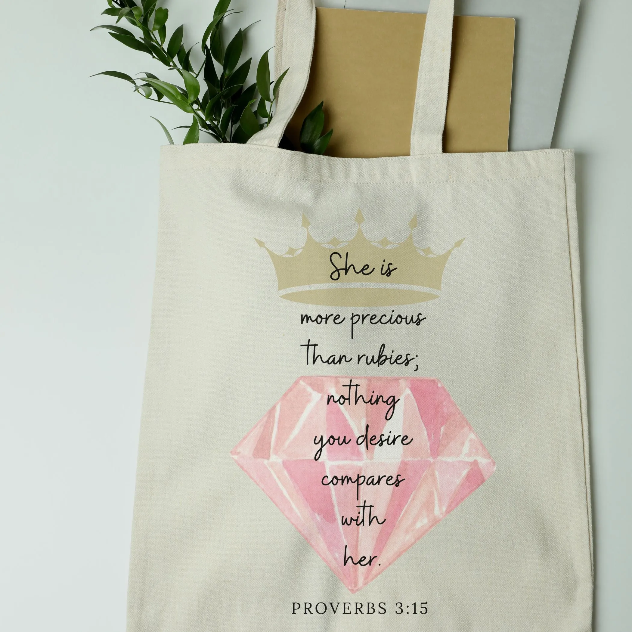 She is More Precious Than Rubies - Tote Bag