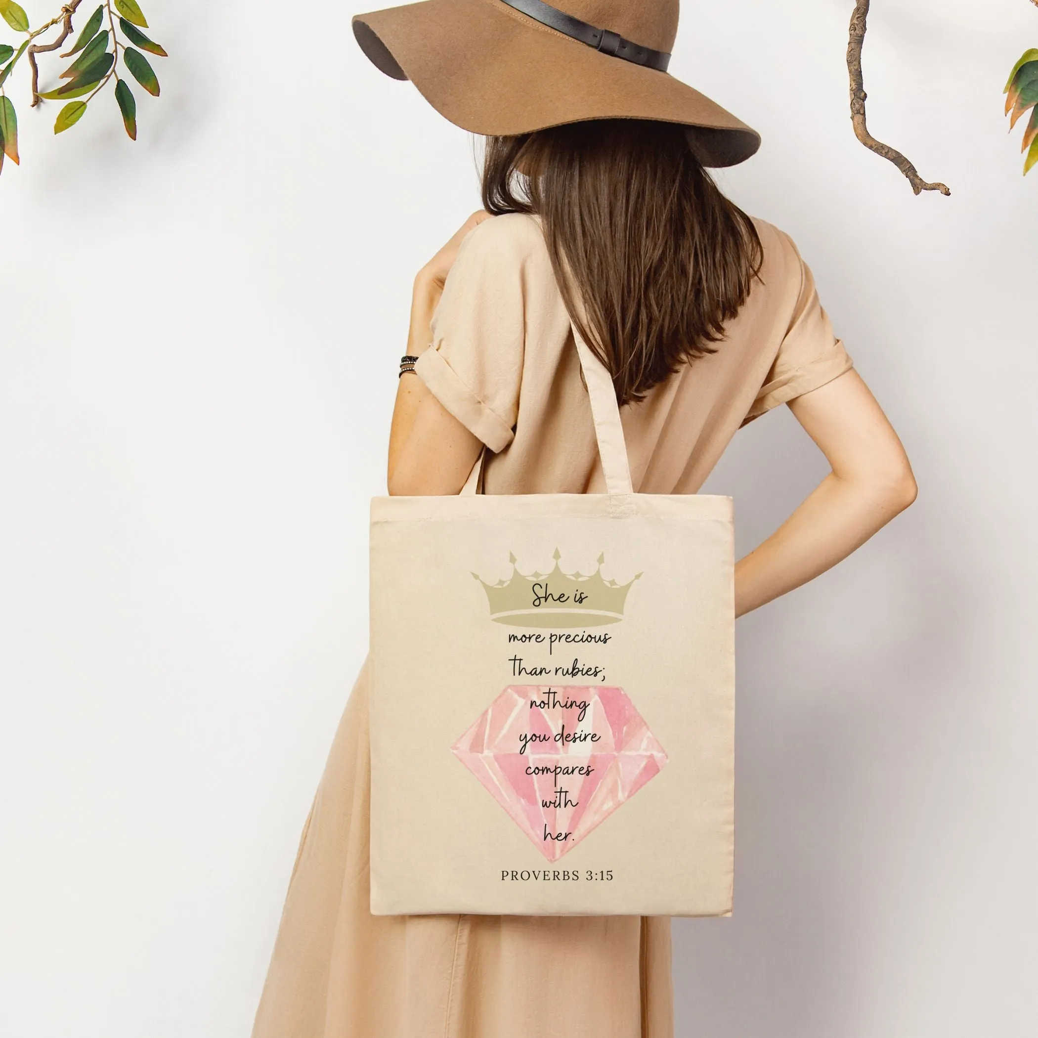 She is More Precious Than Rubies - Tote Bag