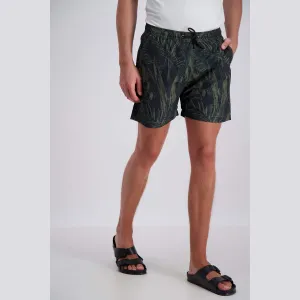 Shine Original Swim Shorts With Aop Army