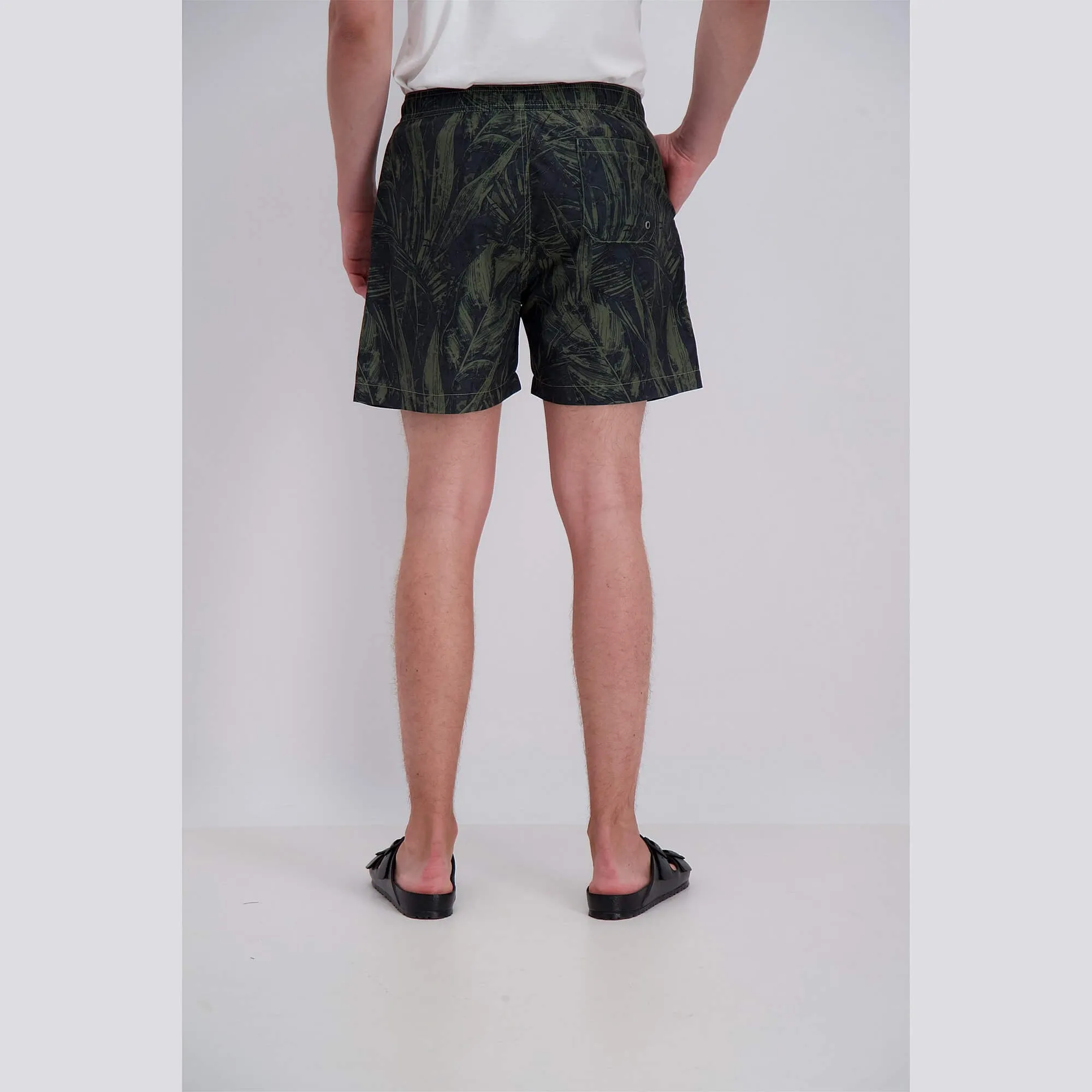 Shine Original Swim Shorts With Aop Army