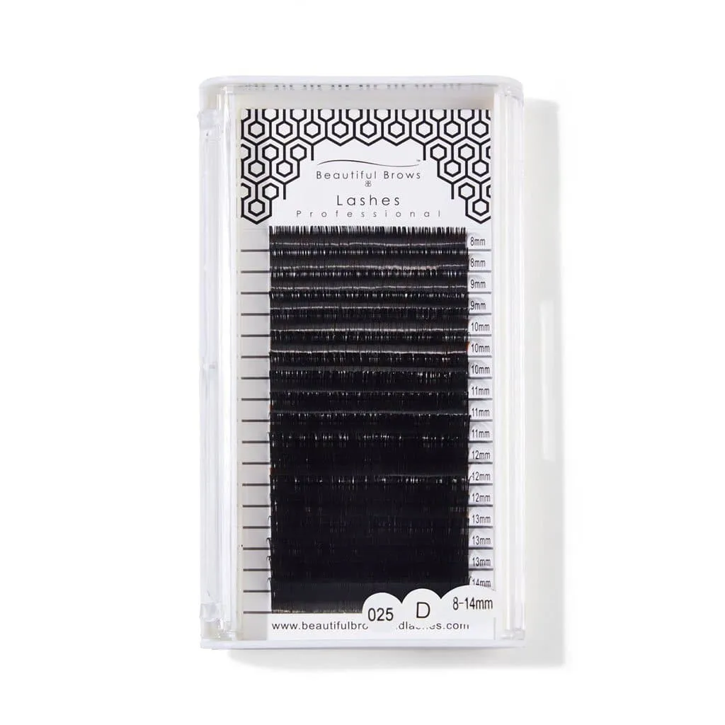 Silk Lashes - D Curl *18 rows*
