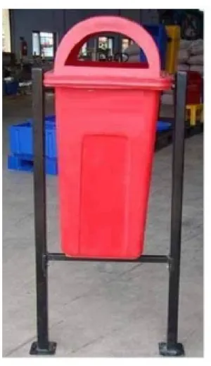 Single Plastic Dustbin