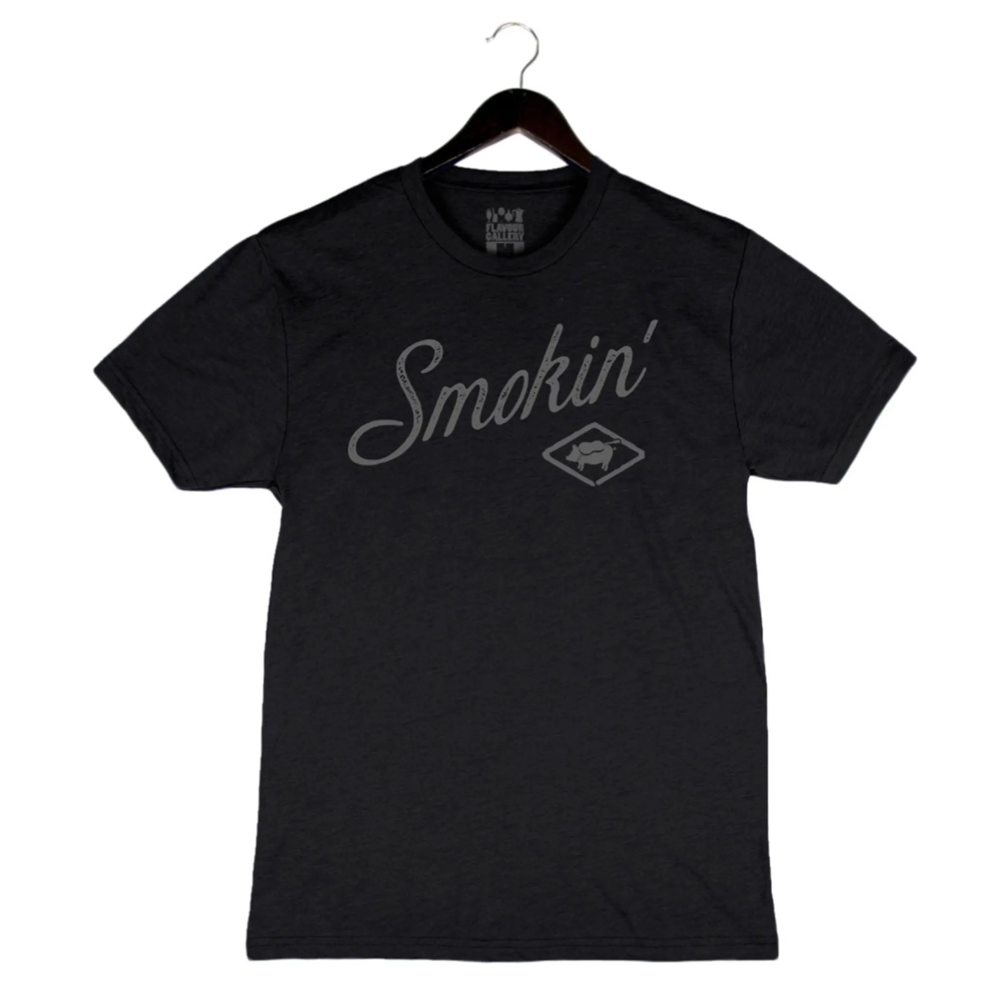 SMOKIN' - UNISEX/MEN'S CREW - BLACK