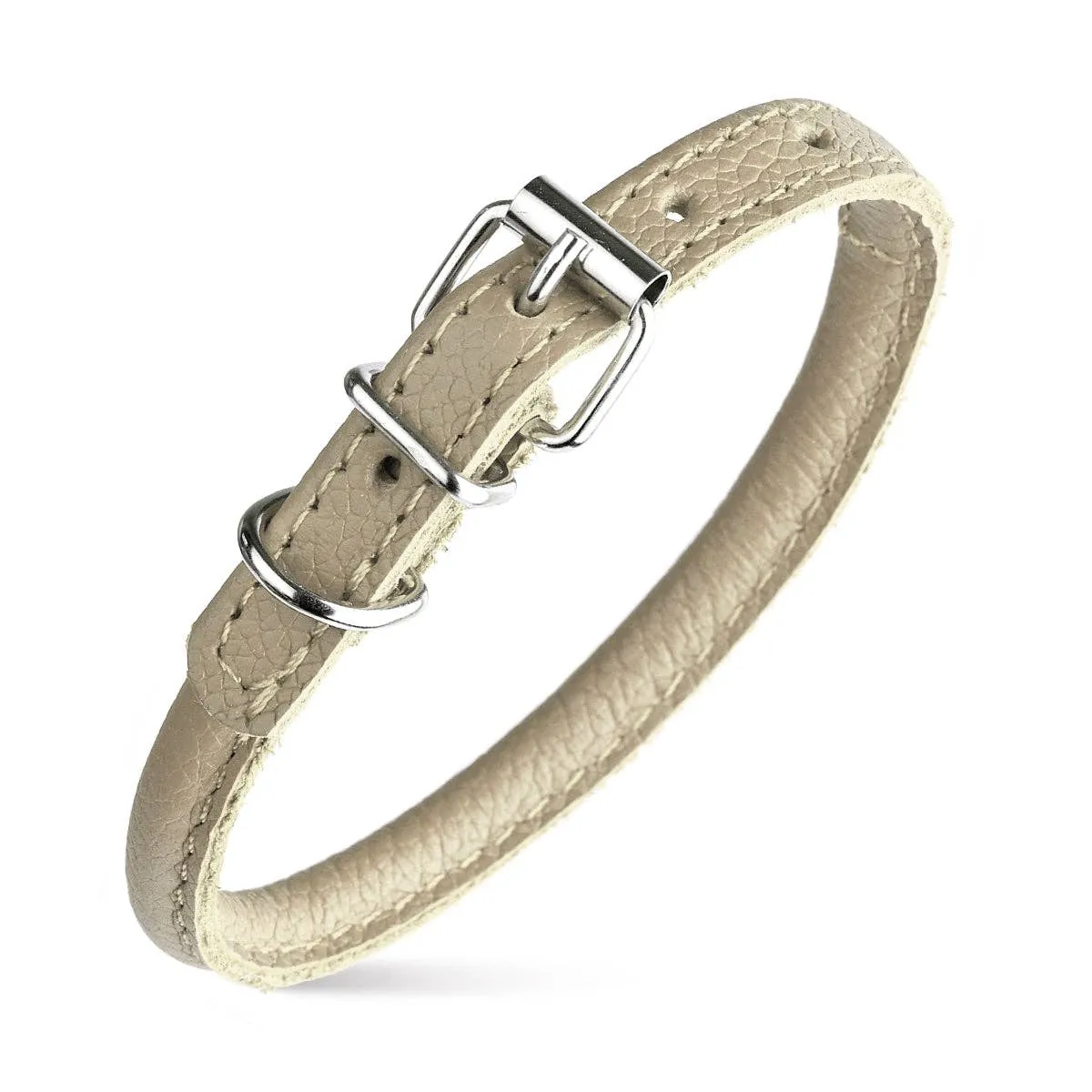 Soft Leather Round Collar