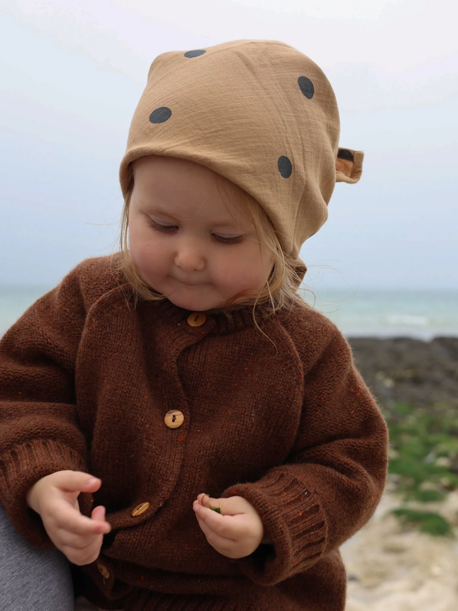 Soil Boxy Wool Cardigan