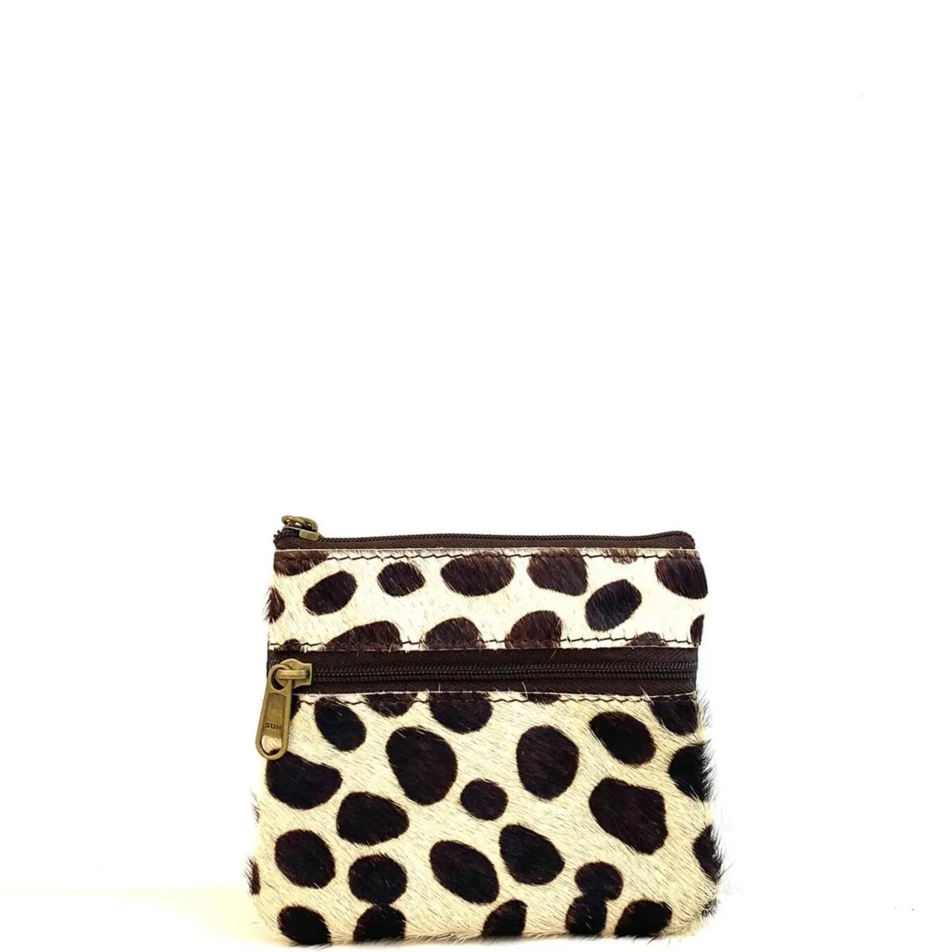 Soruka Ari Small Leather Zip Purse - Large Spot (assorted)