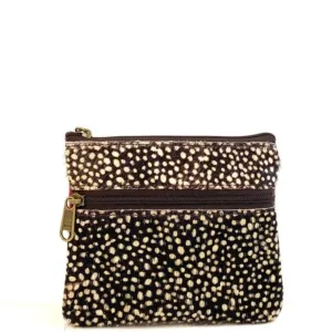 Soruka Ari Small Leather Zip Purse - Small Spot (assorted)