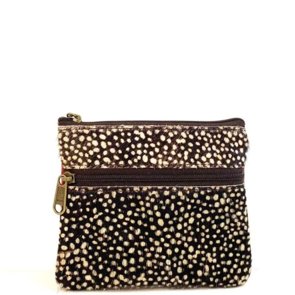 Soruka Ari Small Leather Zip Purse - Small Spot (assorted)