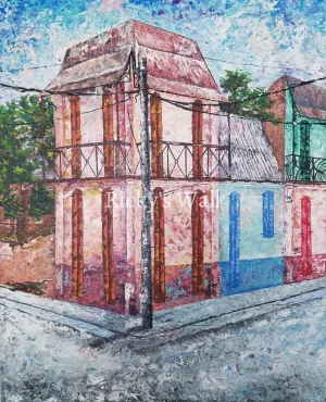 Southern Streetview, Haiti - PREMIUM - 16 x 20 in. by W. Celeus
