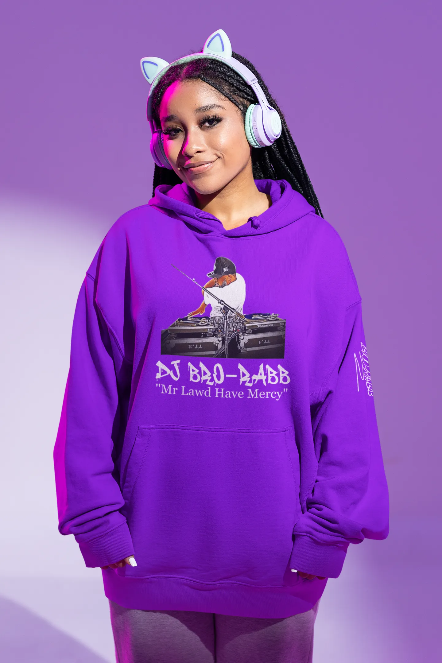 SPECIAL EDITION DJ Bro-Rabb "Mr. Lawd Have Mercy" Statement Hoodie