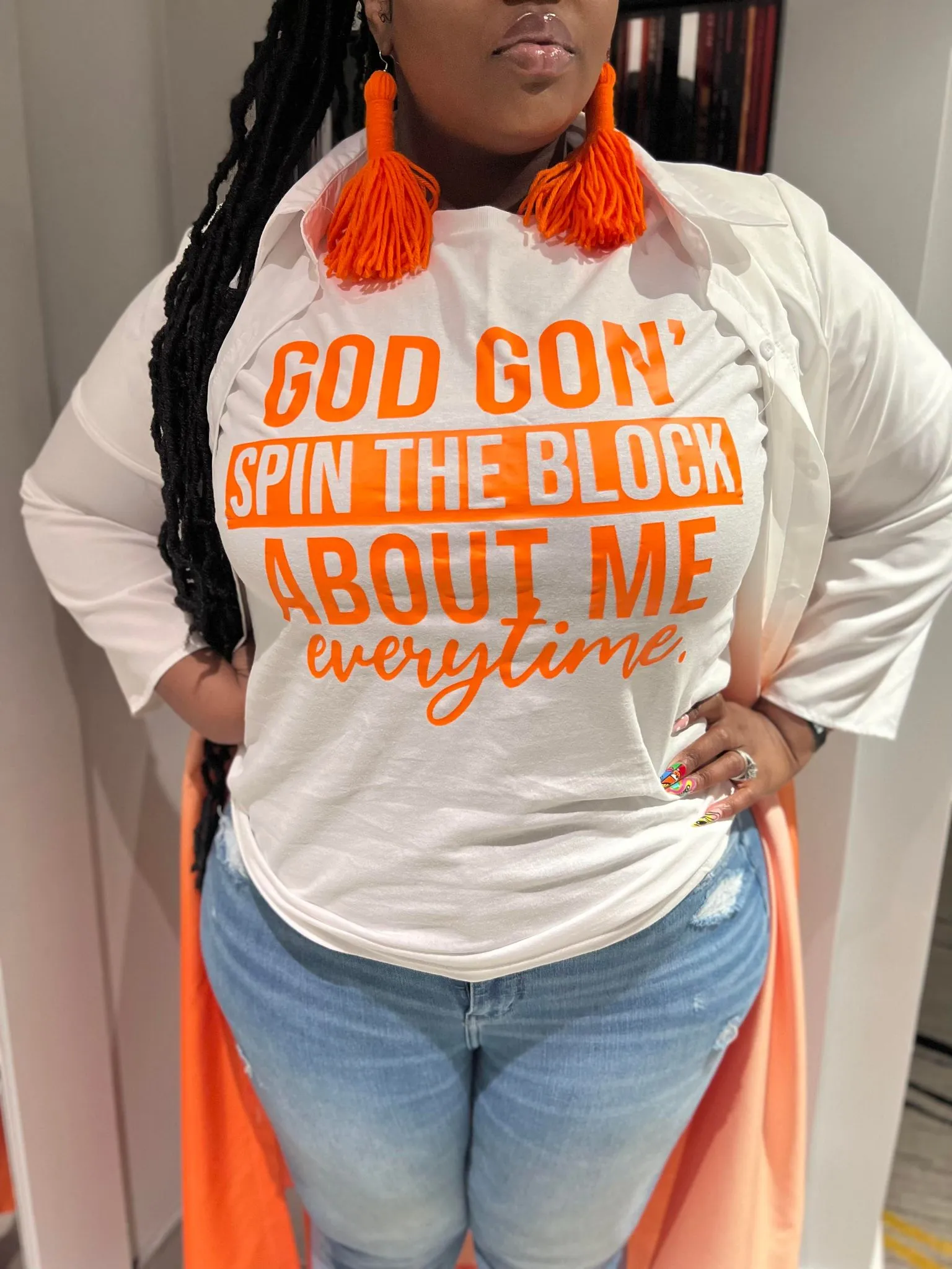 Spin The Block Statement Tee