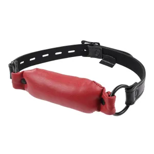 Sportsheets Saffron Soft Leather Red Bondage Gag