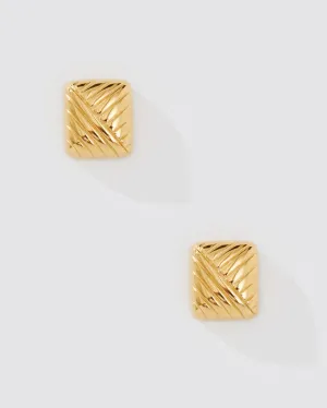 SQUARE STUD EARRING