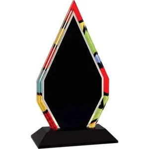 Stained Glass Acrylic with Black Base