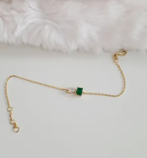 Statement Emerald Bracelet