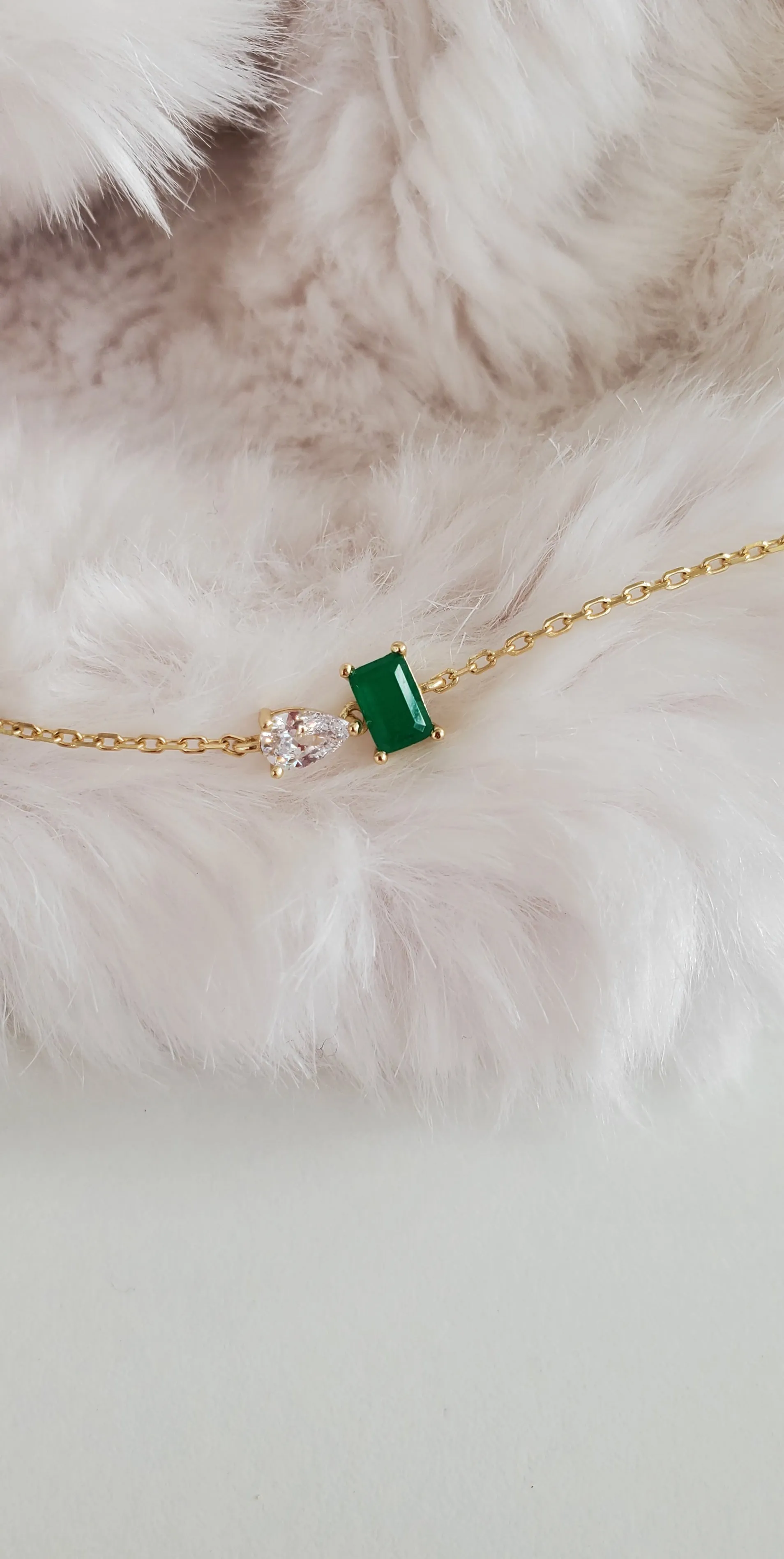 Statement Emerald Bracelet