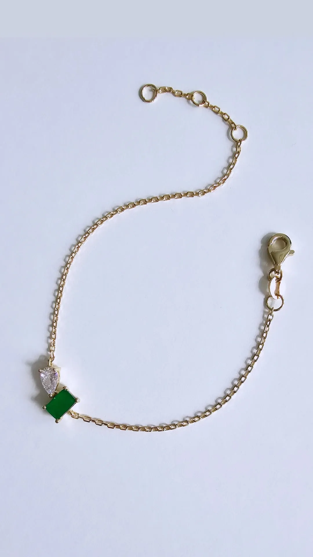 Statement Emerald Bracelet