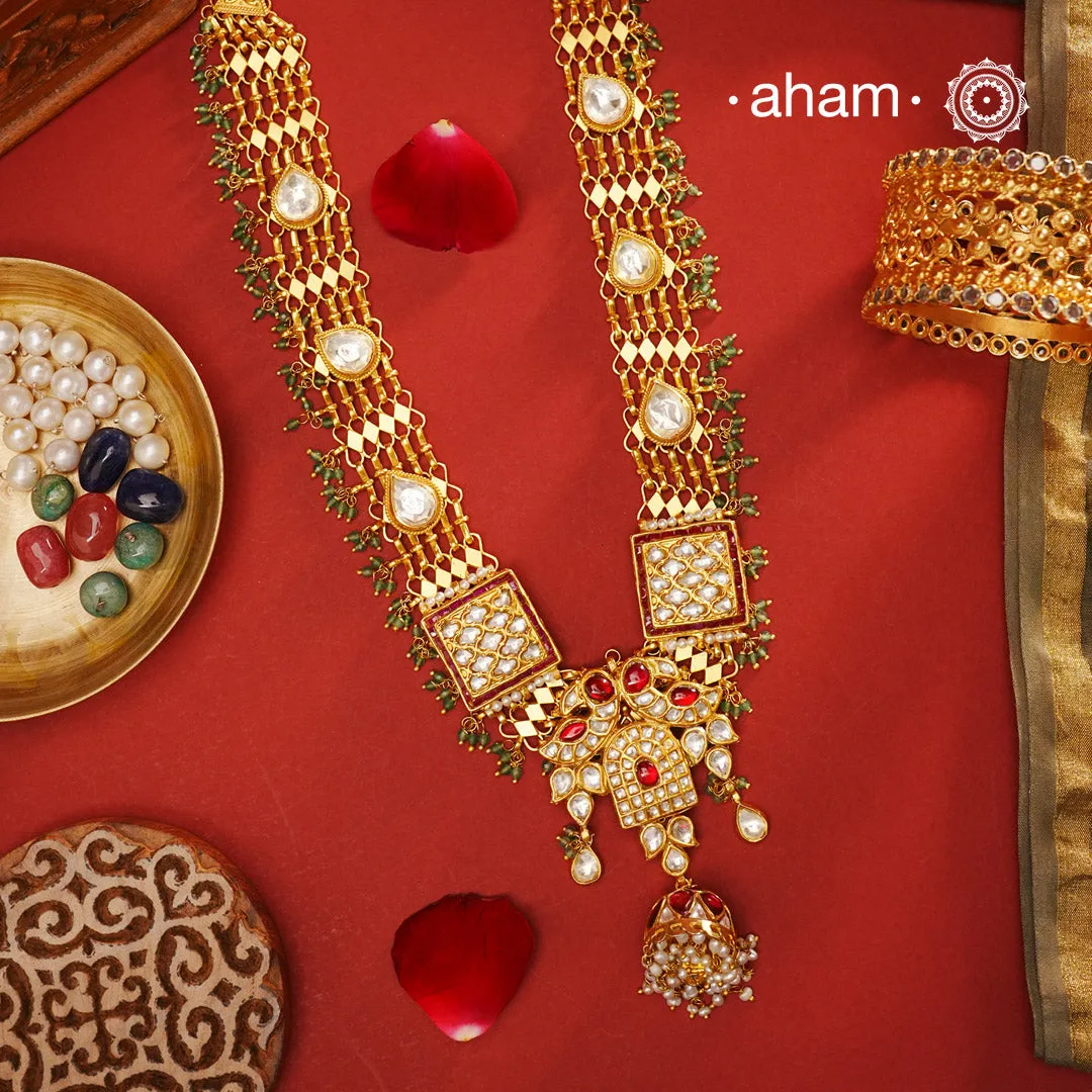 Statement Gold Polish Silver Neckpiece