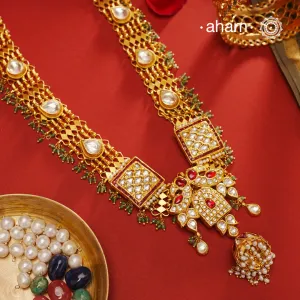 Statement Gold Polish Silver Neckpiece