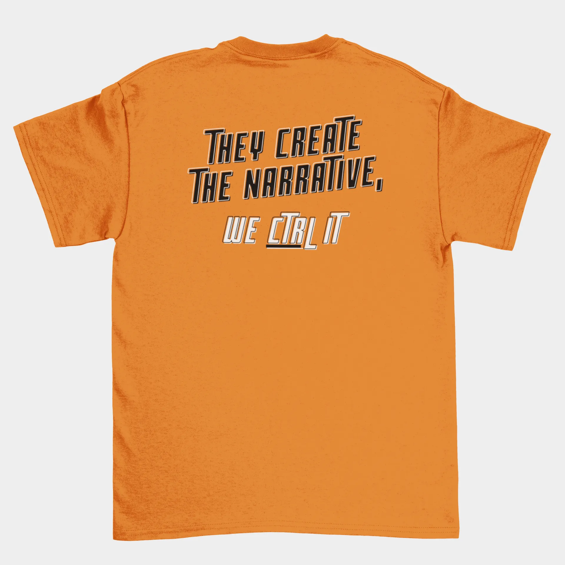 Statement Orange Shirt | Elevated Tee